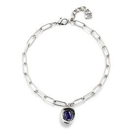 Серебряное ожерелье женское с кристаллом Сваровски UNOde50 Ser Valiente