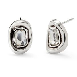 Серебряные серьги женские с кристаллами Сваровски UNOde50 Ser Valiente