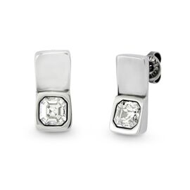 Серебряные серьги женские с кристаллами Сваровски UNOde50 Ser Sin Complejos
