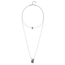 Серебряное ожерелье женское с кристаллами Сваровски UNOde50 Ser Magnetica