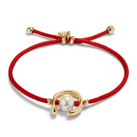 Браслет женский с жемчугом Красный UNOde50 Ser Diferente