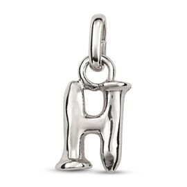 Серебряная подвеска Буква H малая UNOde50