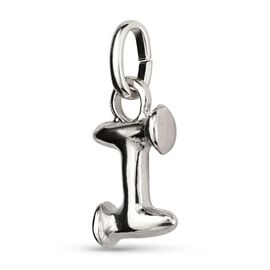 Серебряная подвеска Буква I малая UNOde50