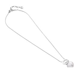 Кулон с органическим жемчугом на серебряной цепи Majorica Infinite