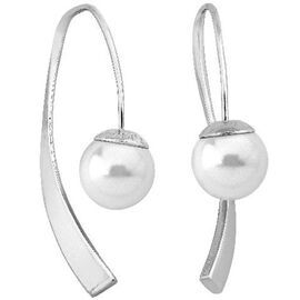 Серебряные серьги с жемчугом Majorica Solfeo