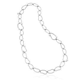 Колье с круглам жемчугом белый Majorica Mudra