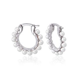 Серебряные серьги с органичесим жемчугом Majorica Ada