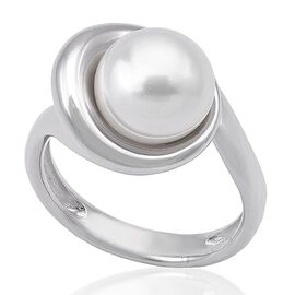Серебряное кольцо женское с жемчугом  Majorica Margot, Размер (мм): 16,85