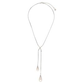 Серебряное колье с подвесками из жемчуга Majorica Elixa