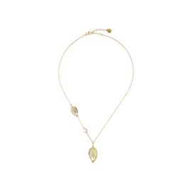 Золотое колье с органическим жемчугом Majorica Dafne