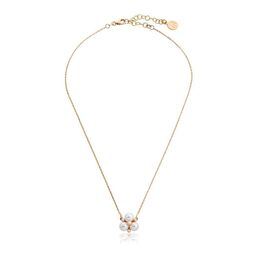 Золотое колье с подвеской из органического жемчуга Majorica Tu Y Yo