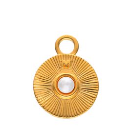 Золотая подвеска с жемчугом мабэ Majorica Alejandria