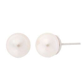 Серебряные серьги женские с жемчугом Majorica Lyra