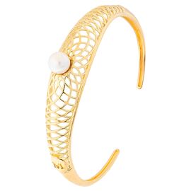 Золотой браслет с жемчугом Majorica Etna