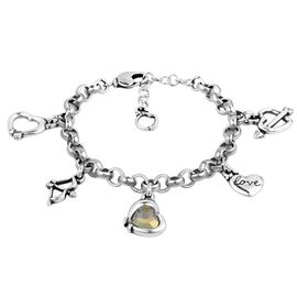 Серебряный браслет с сердечками Ciclon Cupido