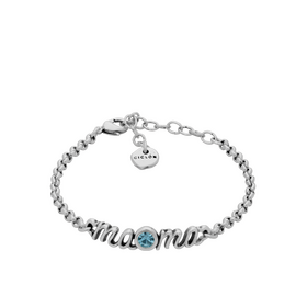 Серебряный браслет женский с муранским стеклом Ciclon Por Siempre, Размер (мм): 160-200