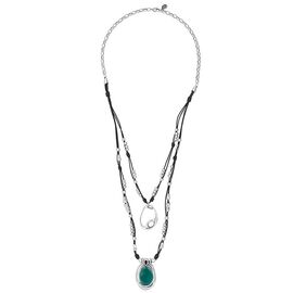 Колье из серебра с муранским стеклом Ciclon Deba