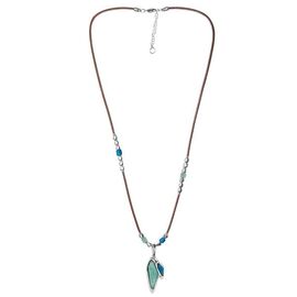 Серебряное колье с муранским стеклом Ciclon Malaren