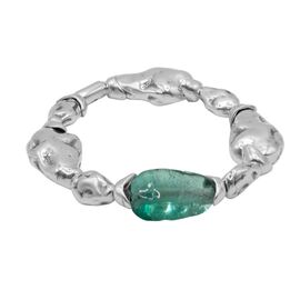 Серебряный браслет с муранским стеклом Ciclon Liquid