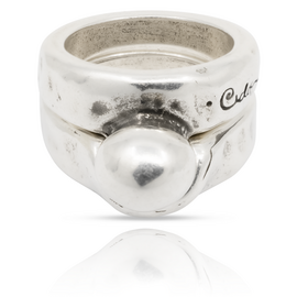 Кольцо серебряное женское Ciclon Doble Mirame, Размер (мм): 17,2