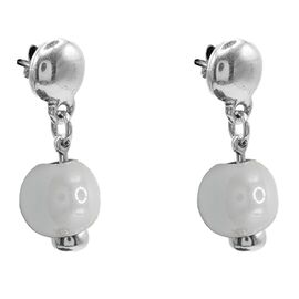 Серебряные серьги с муранским стеклом Ciclon Spheric