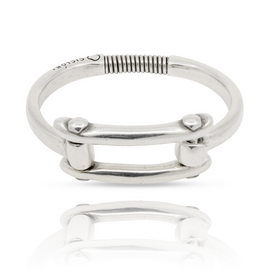 Жесткий браслет с серебром Ciclon Remache, Размер (мм): 195