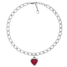 Серебряное колье с сердечком Ciclon Romance