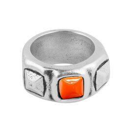 Серебряное кольцо женское с муранским стеклом Ciclon Stile, Размер (мм): 16,5