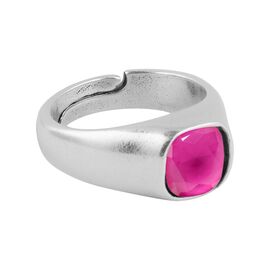 Серебряное кольцо женское с кристаллами Сваровски Ciclon Solitario, Размер (мм): 17,8-18,4