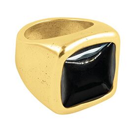 Золотое кольцо женское с муранским стеклом Ciclon Kubik Kool, Размер (мм): 18,4