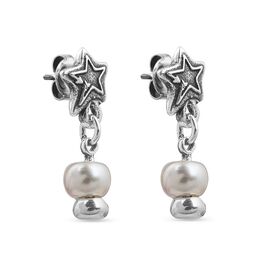 Серебряные серьги с муранским стеклом Ciclon Flella