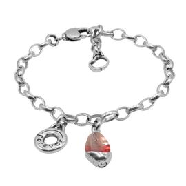 Серебряный браслет с подвеской и муранским стеклом Ciclon Liquid