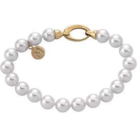 Золотой браслет из круглого жемчуга Majorica Classic