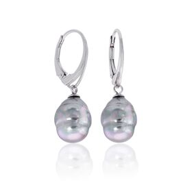 Серебряные серьги с органическим жемчугом Majorica Lyra