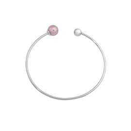 Браслет жесткий женский с органическим жемчугом Majorica Aura