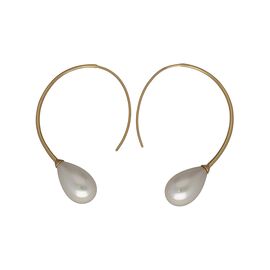 Серебряные серьги женские с органическим жемчугом Majorica Elixa