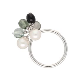 Серебряное кольцо с органическим жемчугом Majorica Murano, Размер (мм): 16,85