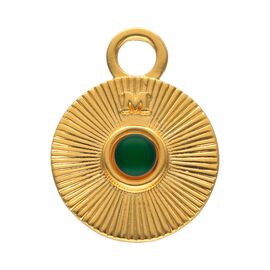 Золотая подвеска с жемчугом мабэ Majorica Alejandria