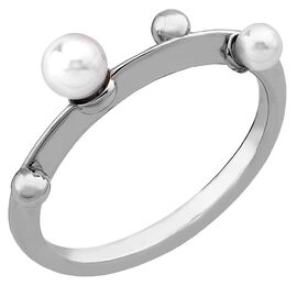 Серебряное кольцо женское с жемчугом Majorica Momentum