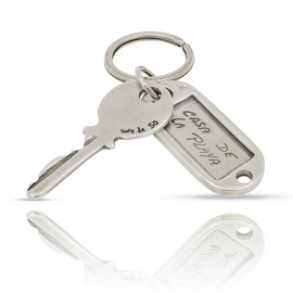 Брелок для ключей с серебром На пляж UNOde50 To the beach