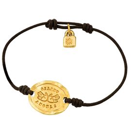 Браслет с золотым медальоном UNOde50 Rett awareness bracelet