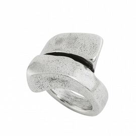 Серебряное кольцо женское крупное Завиток UNOde50 Curly, Размер (мм): 16,3-16,7