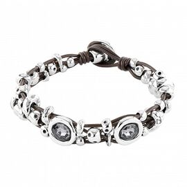 Браслет на руку с кожей, Размер (мм): 165