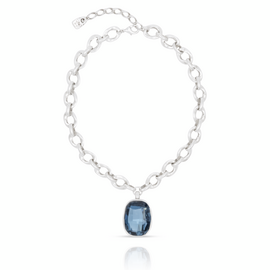 Серебряное ожерелье с кристаллом Сваровски Зажигать UNOde50 Light it up