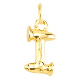 Золотая подвеска на цепочку Буква I малая UNOde50