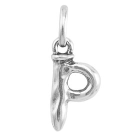 Серебряная подвеска на цепочку Буква P малая UNOde50