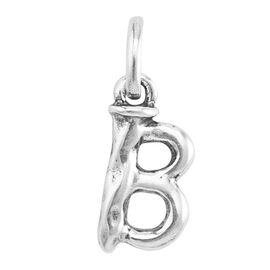 Серебряная подвеска на цепочку Буква B малая UNOde50