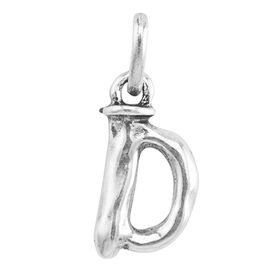 Серебряная подвеска на цепочку Буква D малая UNOde50