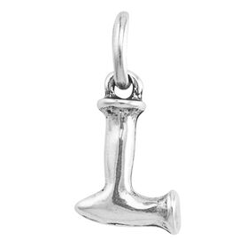 Серебряная подвеска на цепочку Буква L малая UNOde50