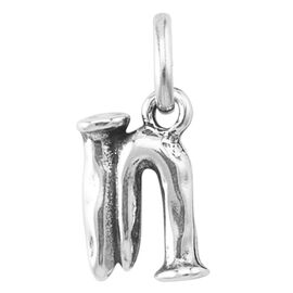 Серебряная подвеска на цепочку Буква N малая UNOde50